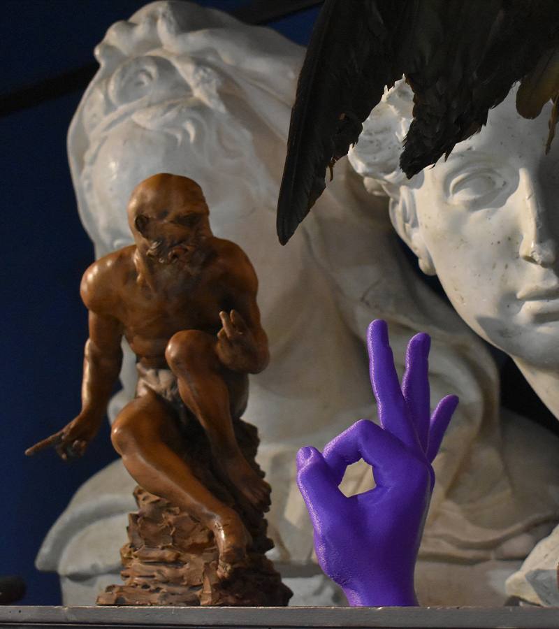 mano corna ok hand regalo fortuna lucky - morte scaramanzia - - MODELLING - MODELLAZIONE - MONSTERCLAY - design - caracter - napoli - arte - artista- anima artist's pieces naples marigliano raffaele del giudice pomigliano nola scultore scultura sculpt sculpture opere d'arte anima artist's pieces campania Giovanni stampa pla fdm stampante printing