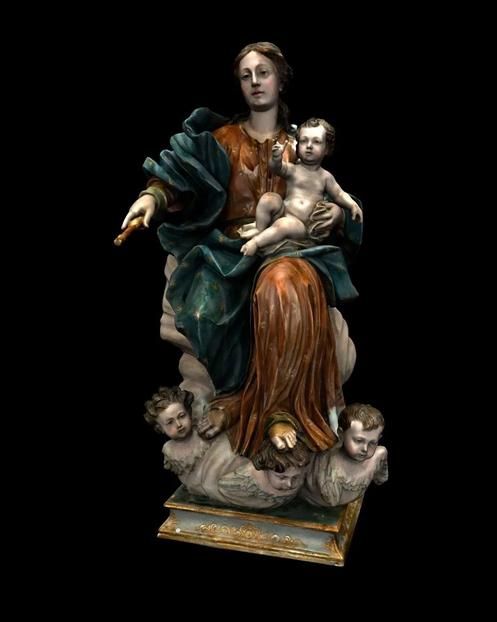 File digitale Maria della Neve ricavato dalla scansione 3D